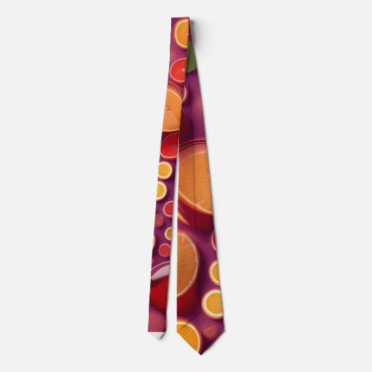 Cravate Campari Soda Grapefruit Motif coloré (Dos)