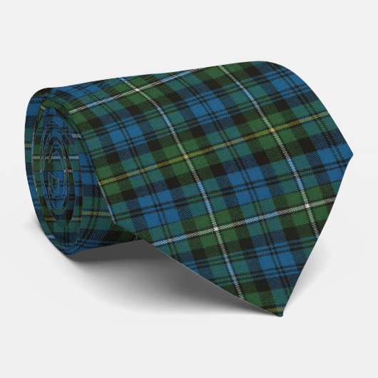 Cravate Campbell Argyll Ancien Clan écossais Tartan (Roulé)