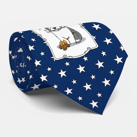 Cravate Camper de randonneur Vieux anglais Chien de chien (Roulé)