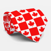 Cravate canadien de partie de jour du Canada de (Roulé)