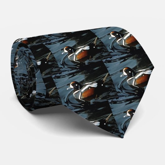 Cravate Canard de harlequin (Roulé)