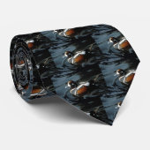 Cravate Canard de harlequin (Roulé)