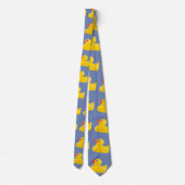 Cravate Canard en caoutchouc jaune de personnaliser (Dos)