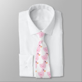 Cravate Canard pointu en rose (Attaché)