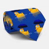 Cravate Canards de parapluie (Roulé)