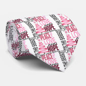 Cravate Cancer du sein de vacances de Noël d'espoir (Roulé)