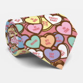 Cravate Candy Hearts Sweet Nothings Valentine (Roulé)