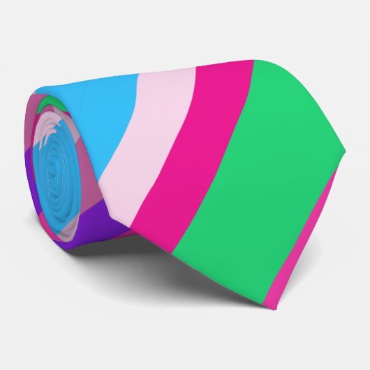 Cravate Candy Stripes (Roulé)