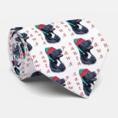 Cravate Cane Corso Père Noël Paws (Roulé)