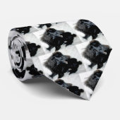 Cravate Caniche fou (Roulé)