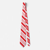 Cravate Canne de bonbons de Noël (Devant)