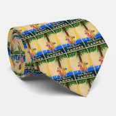 Cravate Cannes vintage (Roulé)