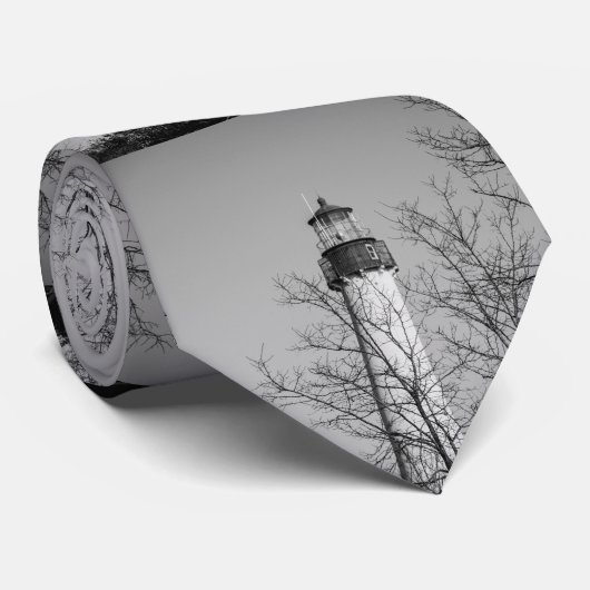 Cravate Cape May b/w léger (Roulé)