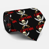 Cravate capitaine du pirate 3D (Roulé)