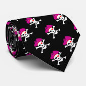 Cravate Capitaine Grace, mode pirate, drapeau des pirates  (Roulé)