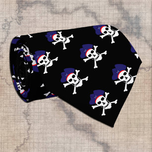 Cravate Capitaine Jack, mode pirate, drapeau des pirates n