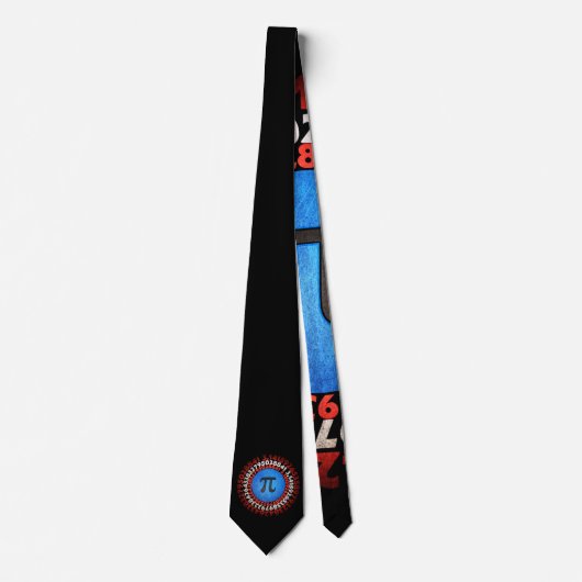 Cravate Capitaine Pi Superhero Shield Nerdy Math Pi Day (Devant)