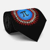 Cravate Capitaine Pi Superhero Shield Nerdy Math Pi Day (Roulé)