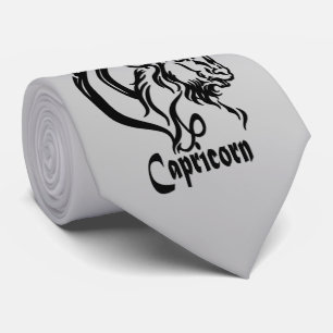Cravate Capricorne la Chèvre de Mer Zodiaque S