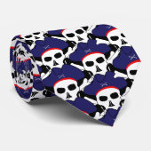 Cravate Capteurs Cravate, crâne pirate, drapeau pirate (Roulé)