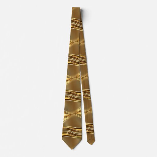 Cravate Captivating gold pattern (Devant)
