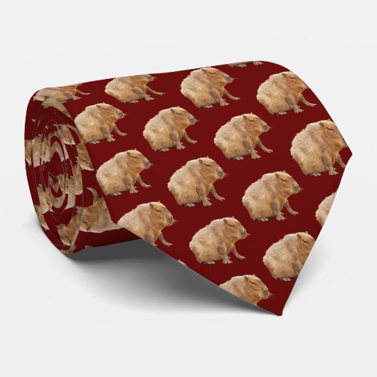 Cravate Capybara (Roulé)
