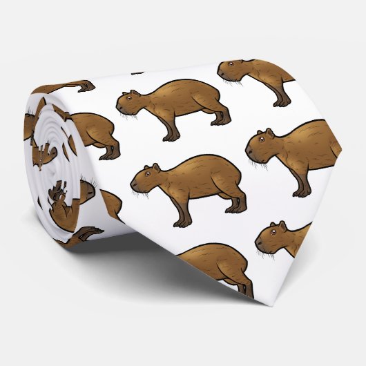 Cravate Capybara (Roulé)