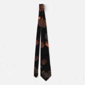 Cravate Carapace Tortue Vintage Rétro, Motif Écaille de To (Dos)