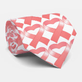 Cravate Carburant rose (Roulé)