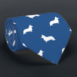 Cravate Cardigan Welsh Corgi Silhouettes Motif<br><div class="desc">Ce cravate motif Corgi original fait un grand cadeau pour les papas de chien! Disponible dans une variété de couleurs, cette cravate cool fait une déclaration pour quiconque aime Cardigan Welsh Corgis. Un cadeau génial pour le type qui porte une cravate pour les affaires, ou pour des événements spéciaux comme...</div>