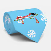 Cravate Cardinal Et Cardinal En Branche - MERRY XMAS (Roulé)