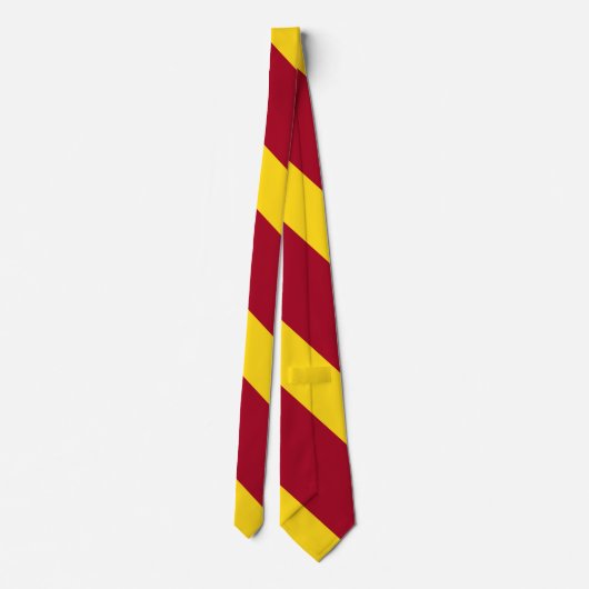 Cravate Cardinal et Gold Large University Stripe (Dos)