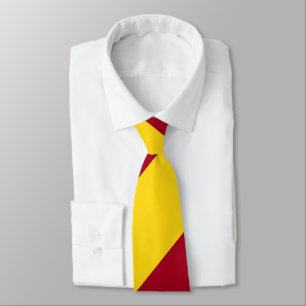 Cravate Cardinal et Gold Regimental Stripe