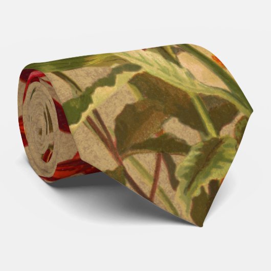 Cravate Cardinal Flowers 1886 (Roulé)