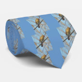 Cravate Cardinal/Oiseau féminin (Roulé)