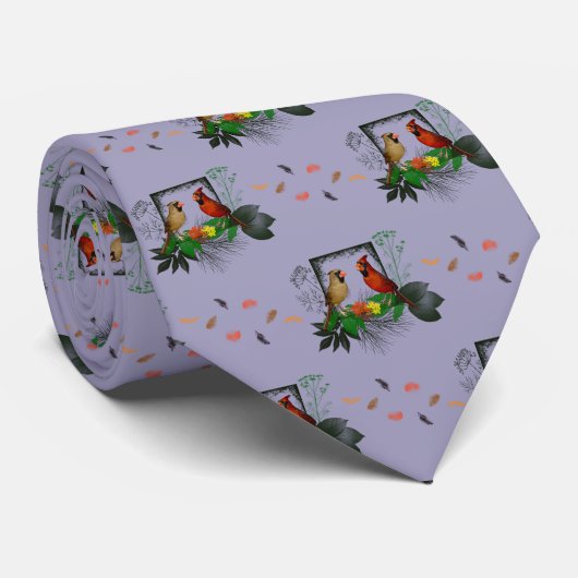 Cravate Cardinals Corner Tie (Lilas) (Roulé)