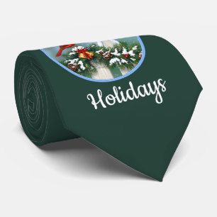 Cravate Cardinaux de Noël & Garland