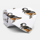 Cravate Caricature à capuchon d'oiseau marchand (Roulé)