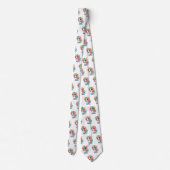 Cravate Caricature Anime Rainbow Unicorn Necktie (Dos)