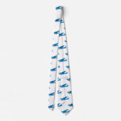 Cravate Caricature d'avion à voilure fixe (Dos)
