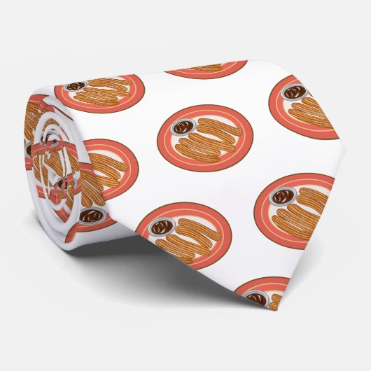 Cravate Caricature de Churro (Roulé)