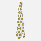 Cravate Caricature de durian joyeux (Devant)