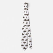 Cravate Caricature de la tortue des Galapagos (Devant)