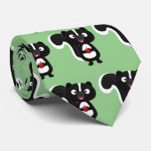 Cravate Caricature de skunk jote happy (Roulé)