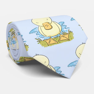 Cravate Caricature jaune mignon pour canard bébé