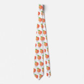 Cravate Caricature jaune pêche très agréable (Devant)