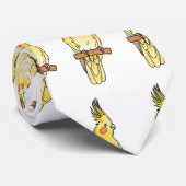 Cravate Caricature pour oiseaux Cockatiel (Roulé)