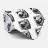 Cravate Carlin Chien Chien (Roulé)