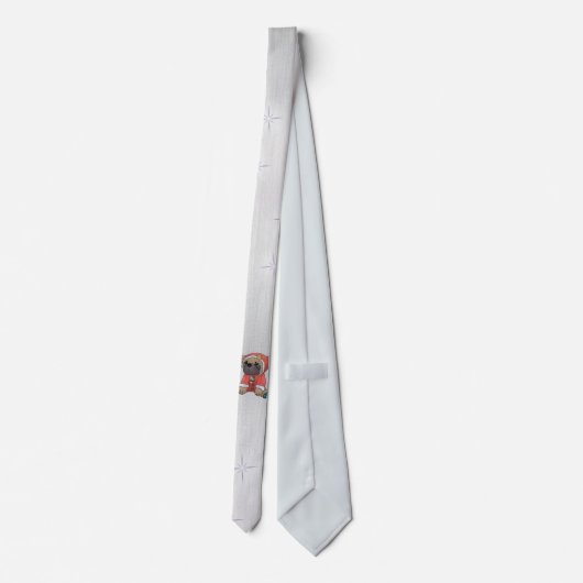 Cravate Carlin de Noël (Dos)