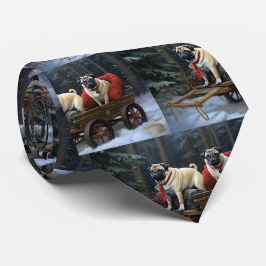 Cravate Carlin Noël Festive Saison (Roulé)